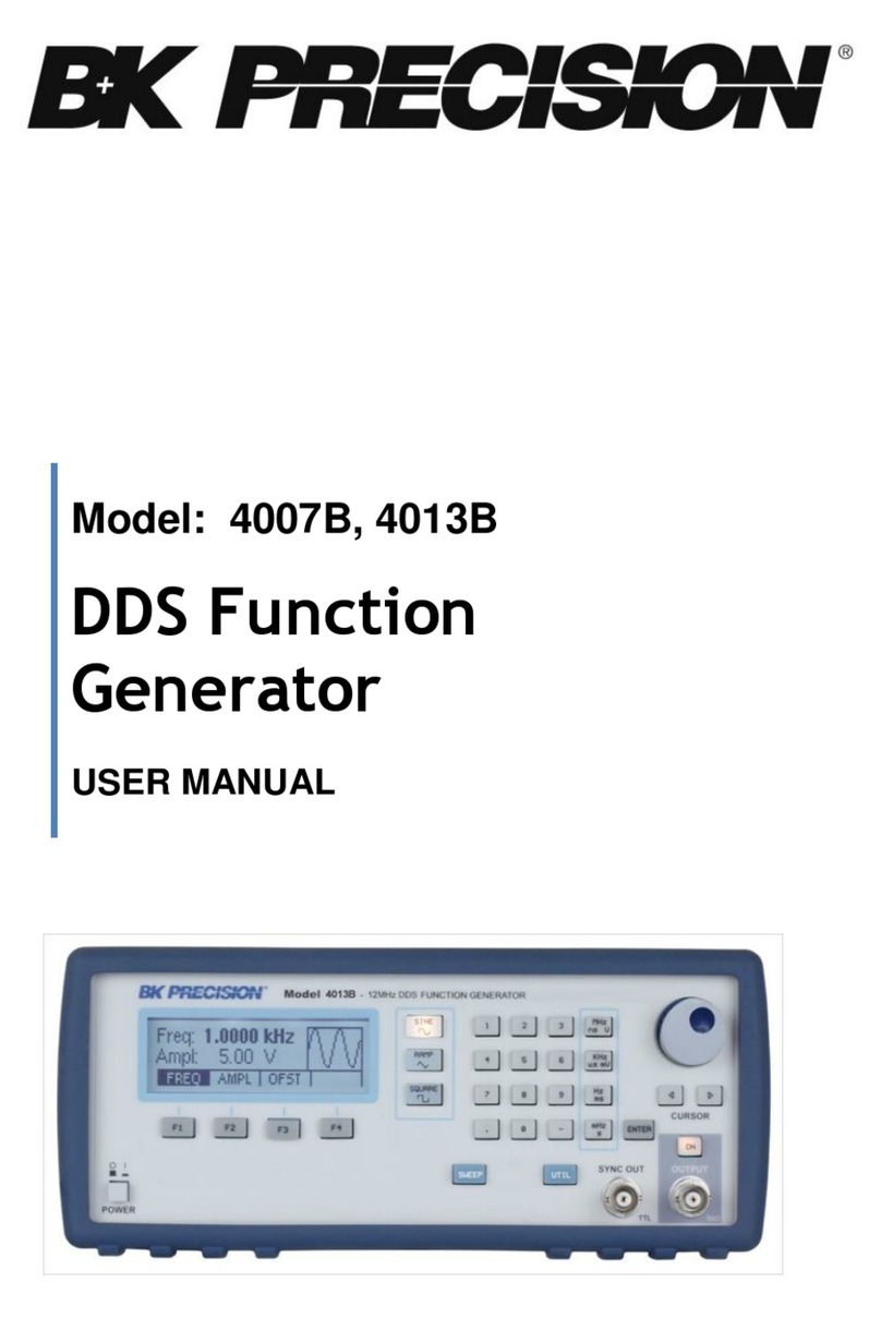B+K precision 4007B User manual
