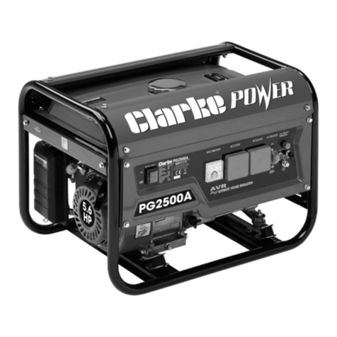 Clarke PG2500A Instruction Manual Clarke PG2500A Instruction Manual