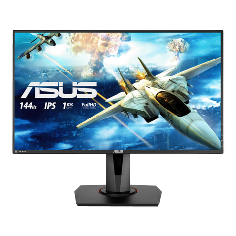 Asus VG279 Series User manual Asus VG279 Series User manual