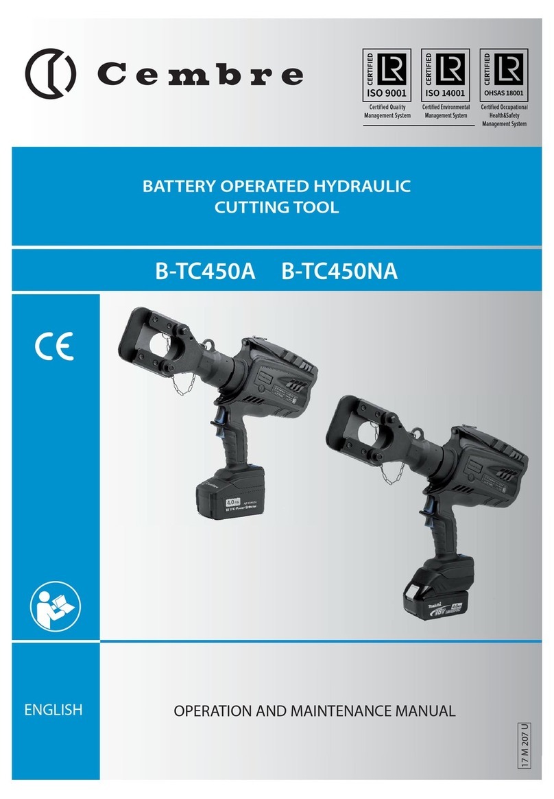 Cembre B-TC450NA User manual