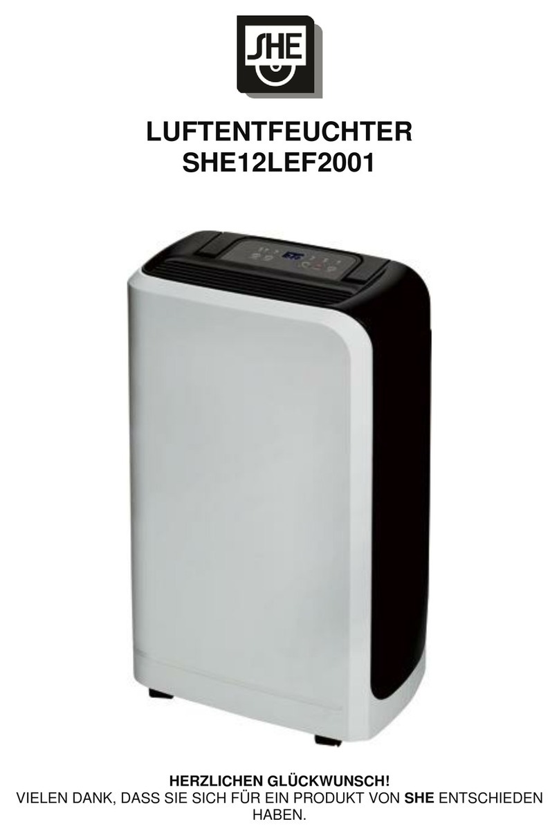 SHE SHE12LEF2001 manual