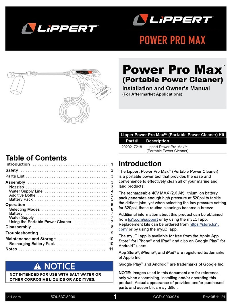 Lippert Power Pro Max Installation and owner's manual
