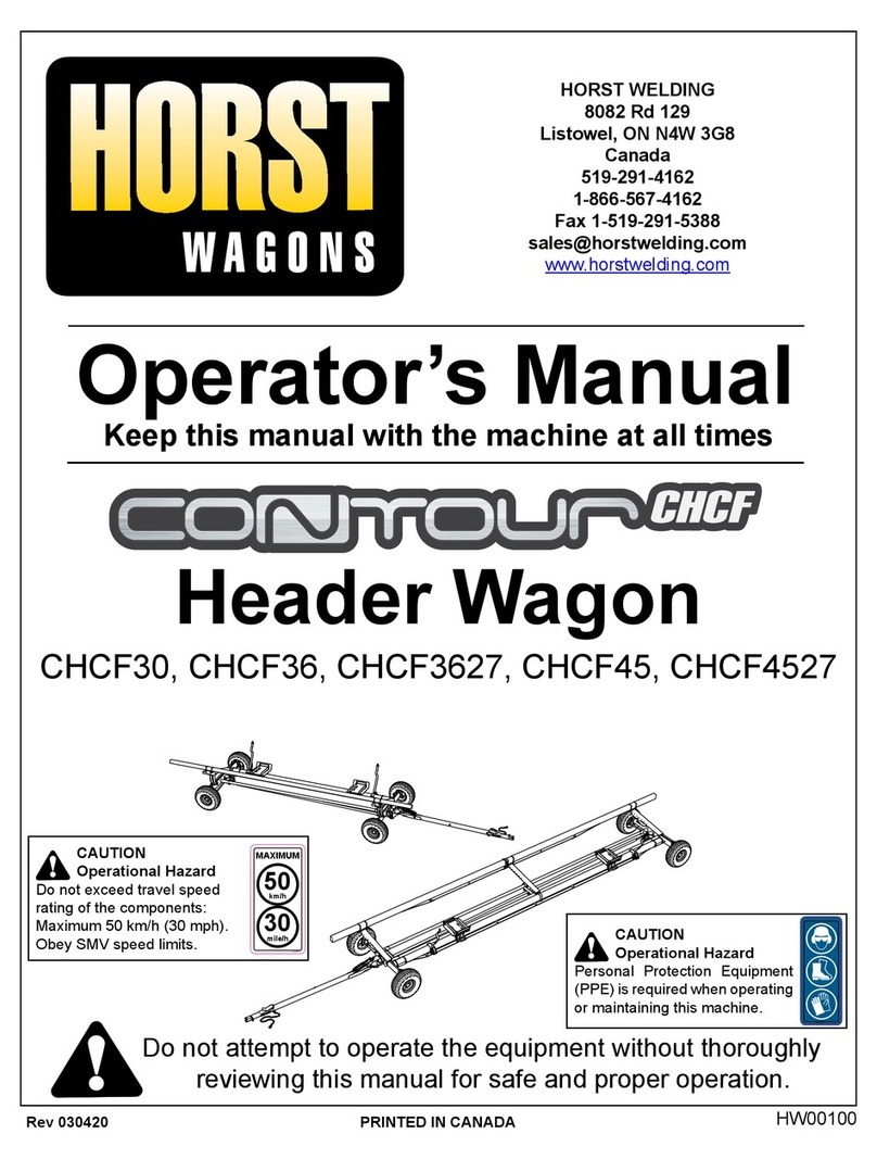 Horst Welding CHCF30 Operator's manual