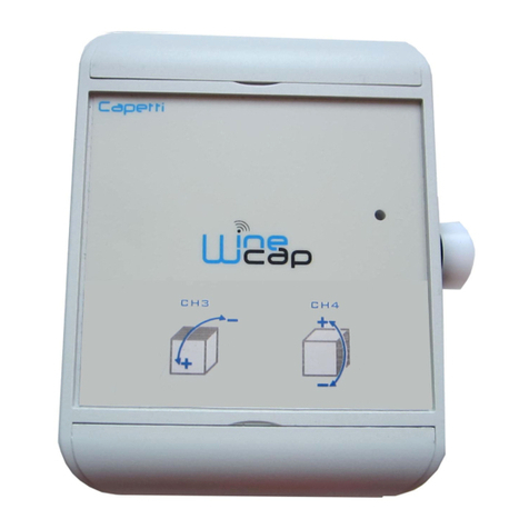Capetti Elettronica Wine cap WSD10TGII User manual