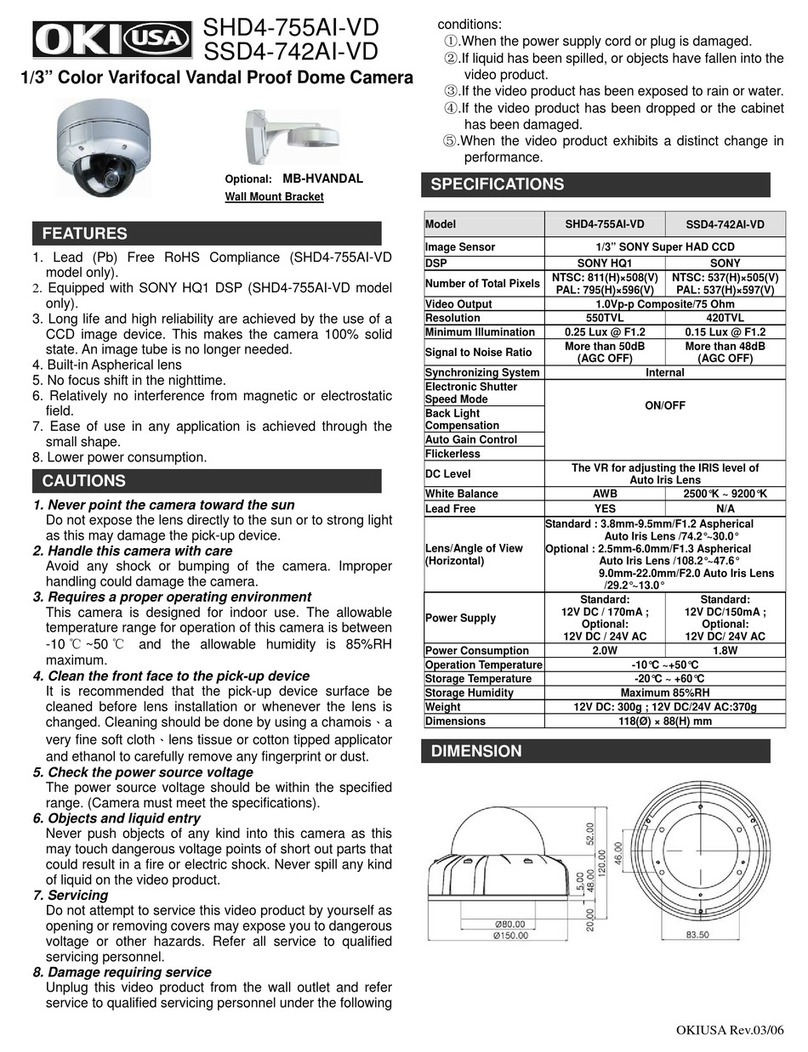 Oki SHD4-755AI-VD User manual