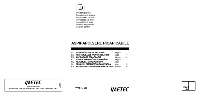 Imetec L1907 operating instructions