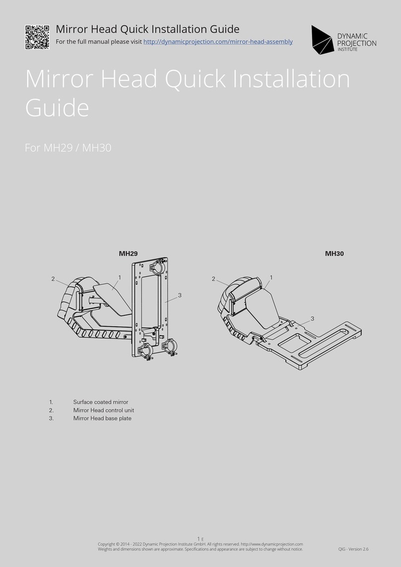 Dynamic Projection MH29 Quick installation guide
