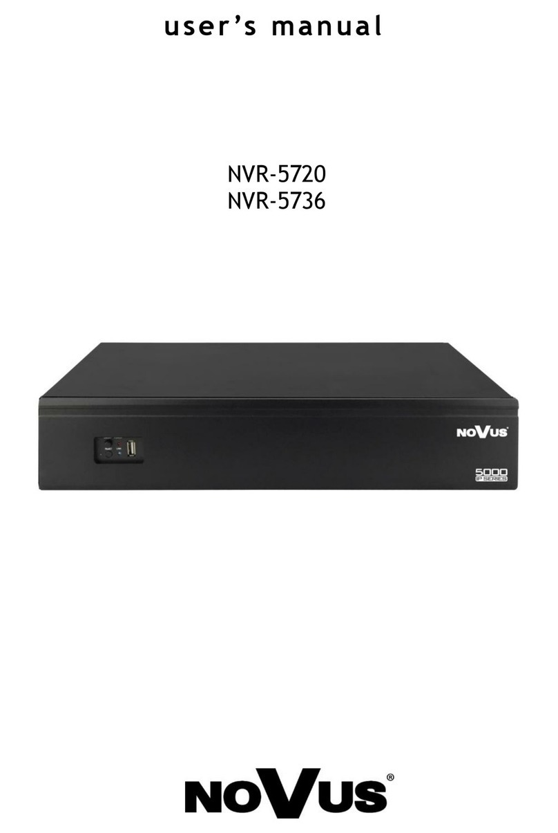 Novus NVR-5720 user manual