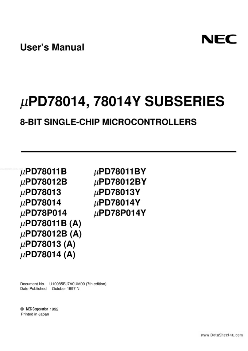 NEC 78014Y Series User manual