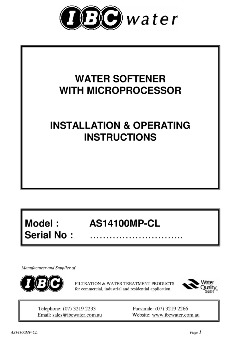IBC Water AS14100MP-CL Manual IBC Water AS14100MP-CL Manual