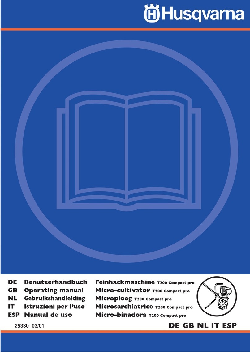 Husqvarna T200 Compact pro operating manual