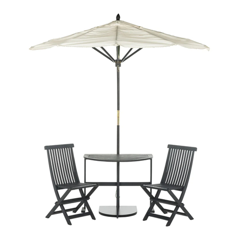 Safavieh Outdoor Evert PAT6750 Assembly instructions