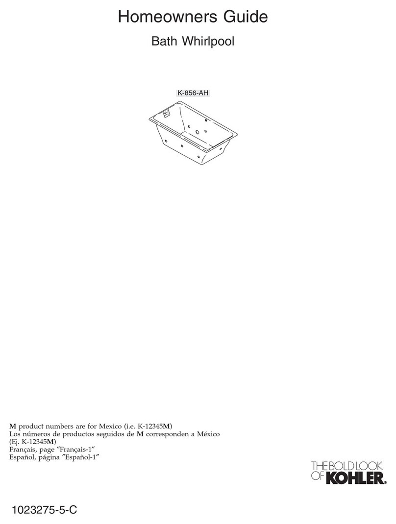 THE BOLD LOOK OF KOHLER K-856-AH Homeowner's guide THE BOLD LOOK OF KOHLER K-856-AH Homeowner's guide