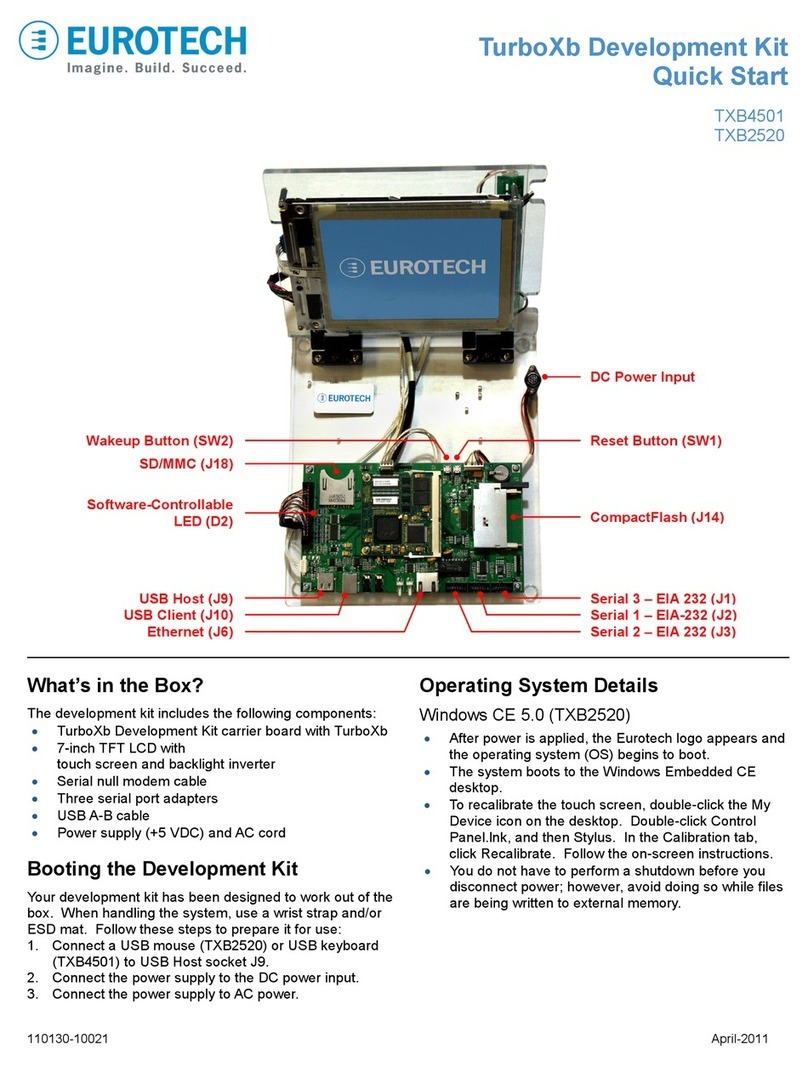 Eurotech TXB4501 quick start
