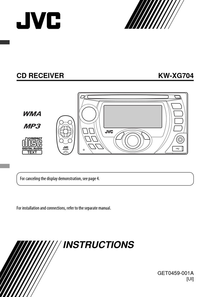 JVC KW-XG704 User manual
