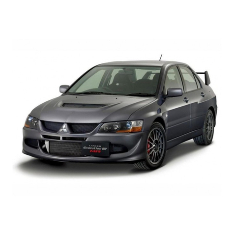 Mitsubishi LANCER EVOLUTION 2003 Technical document Mitsubishi LANCER EVOLUTION 2003 Technical document