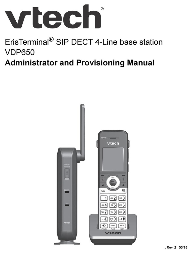 V-tech VDP650 User manual