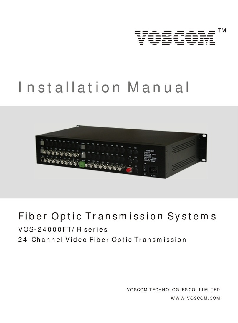 Voscom VOS-24000FT Series User manual