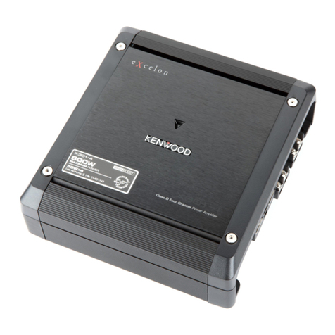 Kenwood X301-4 instruction manual