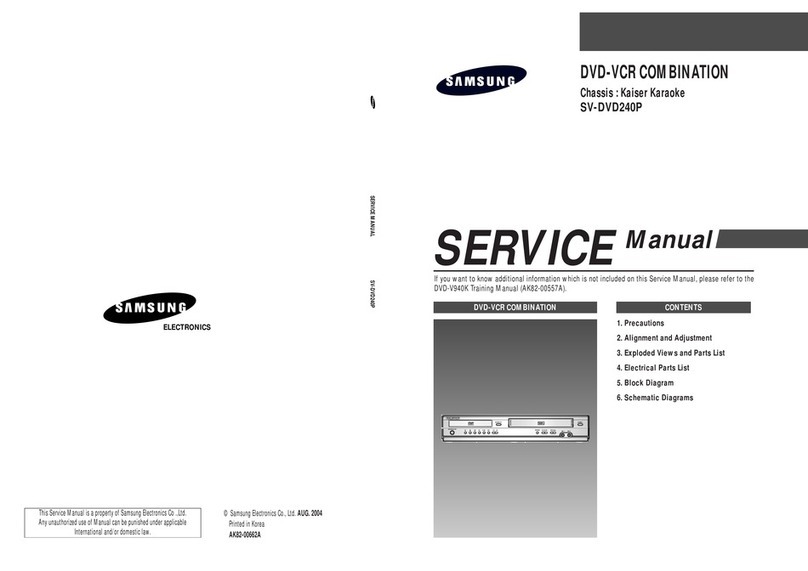 Samsung SV-DVD240P Service manual