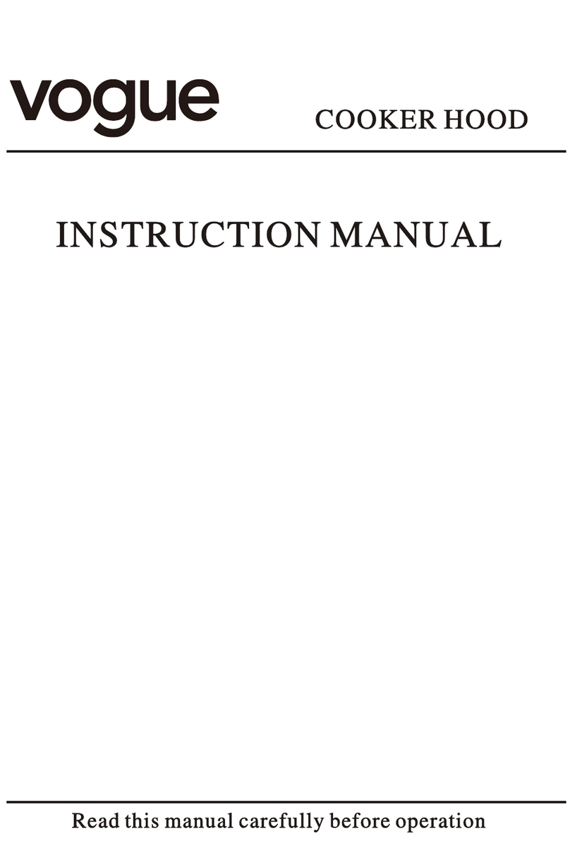 Vogue RH.VG.600T installation manual