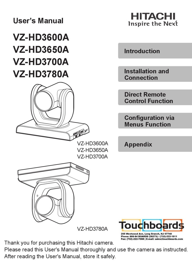 Hitachi VZ-HD3600A User manual