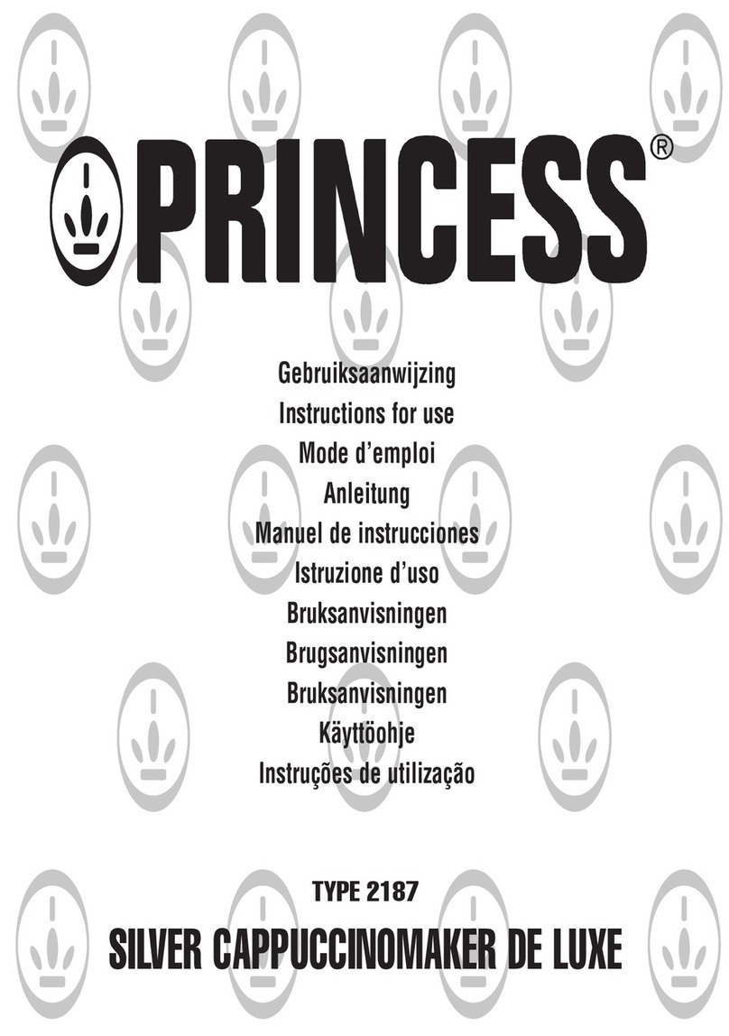 Princess 2187 Instructions for use