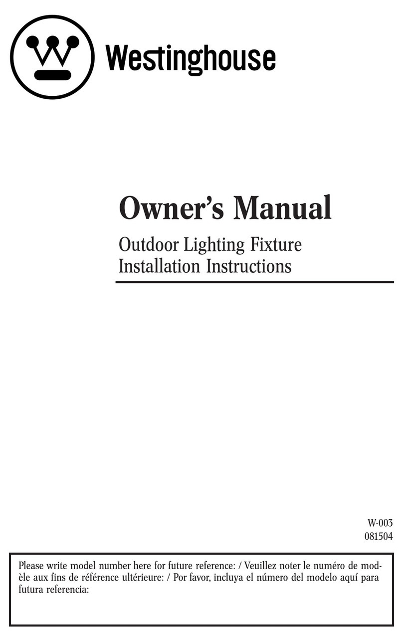 Westinghouse W-003 owner's manual