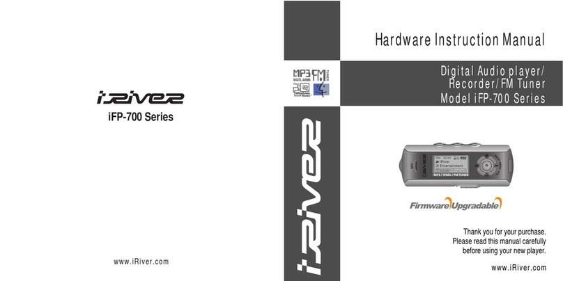 IRiver iFP-700 Series Assembly Instructions