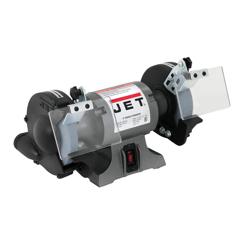 Jet JBG Series Operating instructions and parts manual