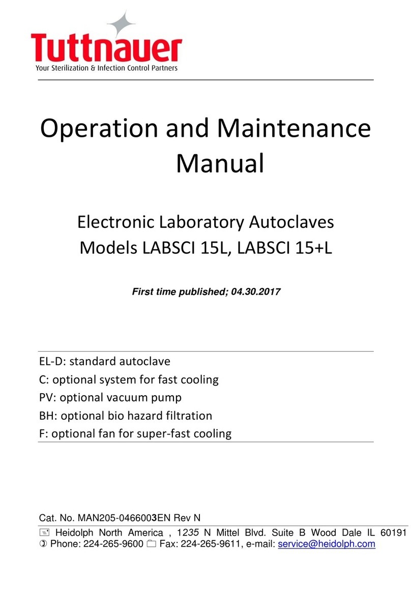 Tuttnauer LABSCI 15L User manual