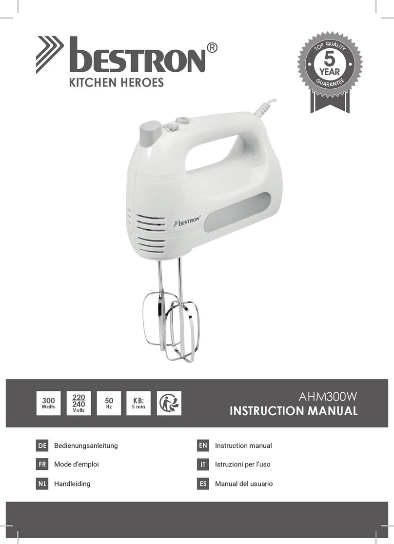 Bestron AHM300W instruction manual