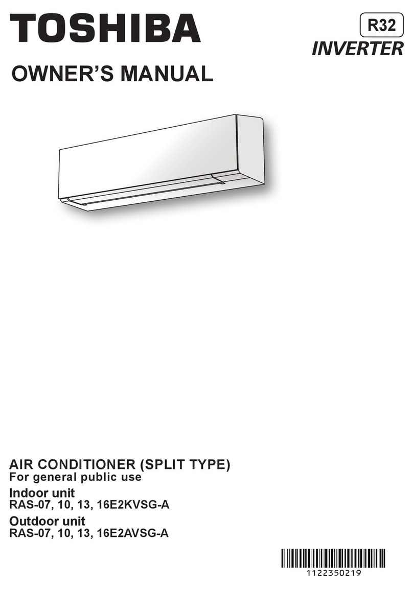 Toshiba RAS-07E2KVSG-A User manual