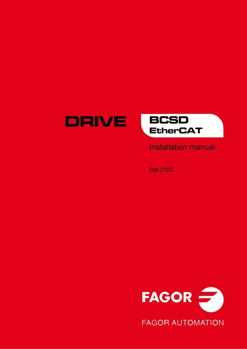 Fagor BCSD User manual