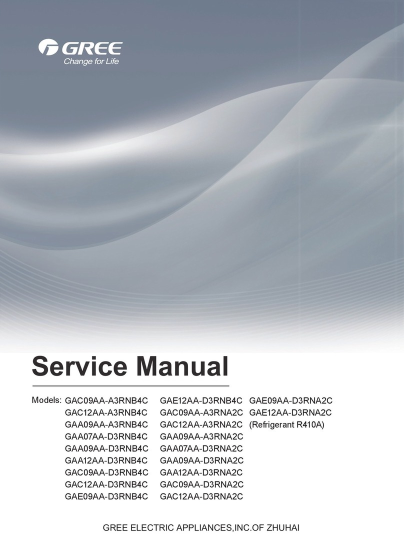 Gree GAC09AA-A3RNB4C User manual