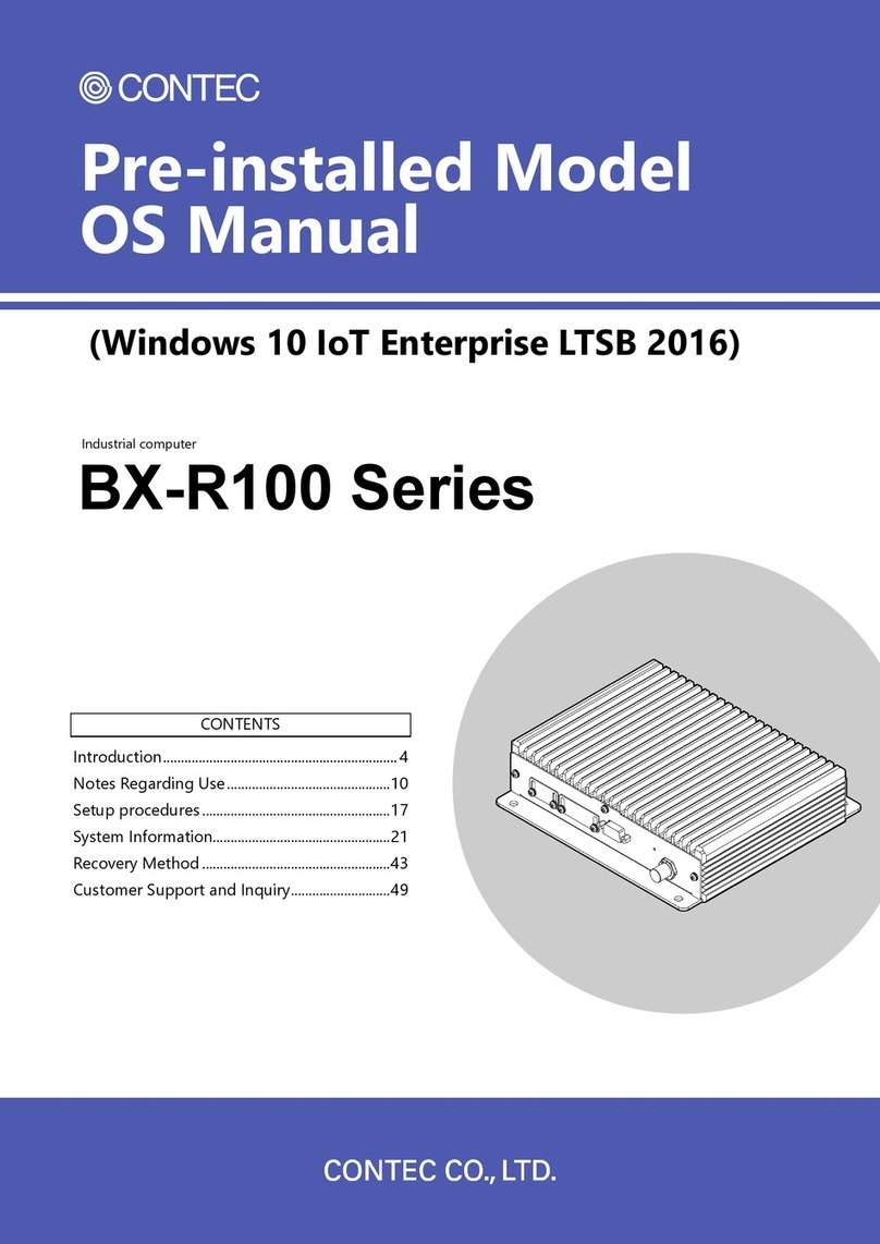 Contec BX-R100 Series User manual