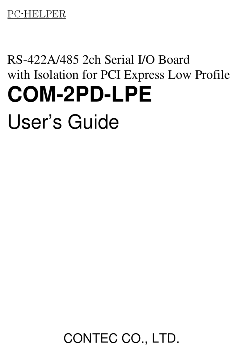 Contec COM-2PD-LPE user guide