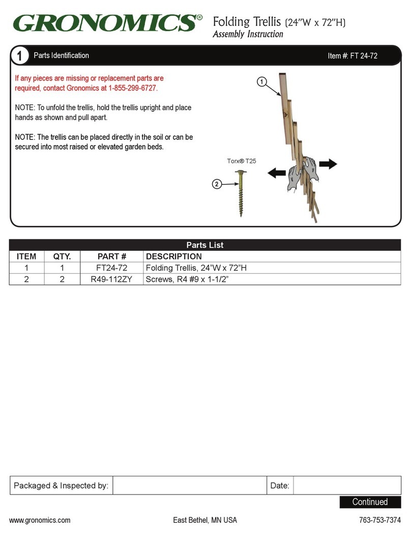 Gronomics FT 24-72 User manual Gronomics FT 24-72 User manual