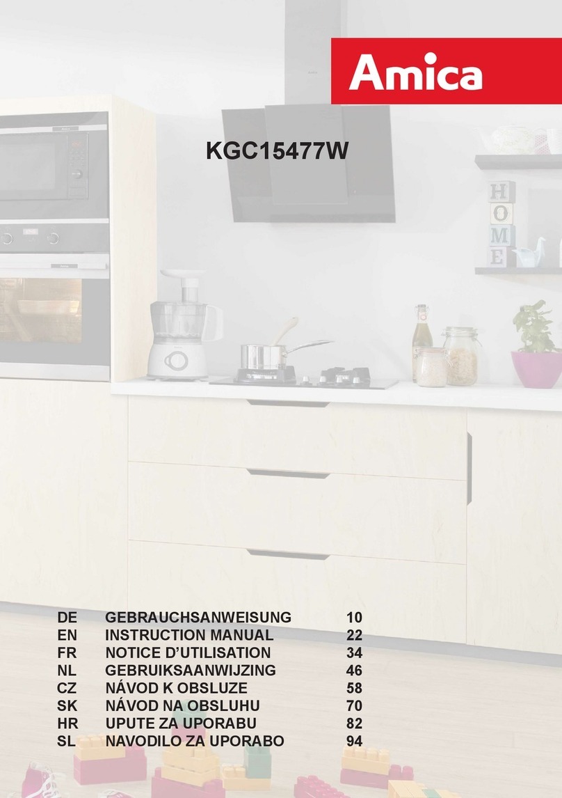 Amica KGC15477W instruction manual