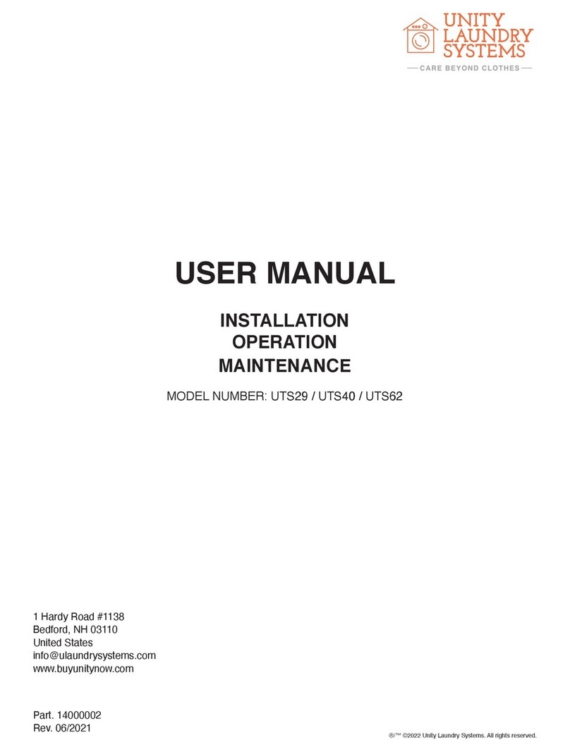 UNITY LAUNDRY SYSTEMS UTS29 user manual UNITY LAUNDRY SYSTEMS UTS29 user manual
