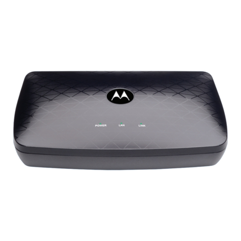 Motorola MoCA MM2025 User manual Motorola MoCA MM2025 User manual