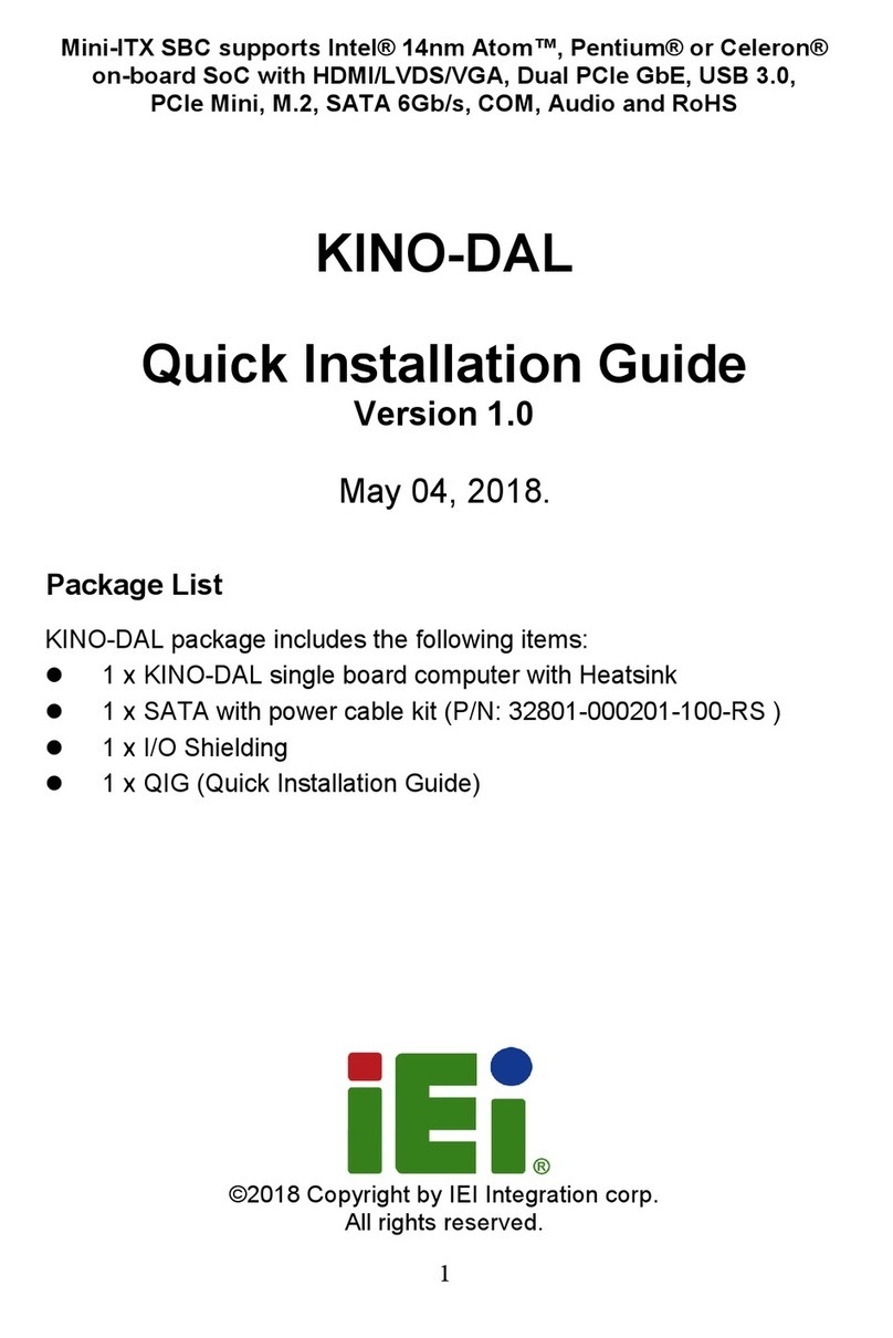 IEI Technology KINO-DAL User manual