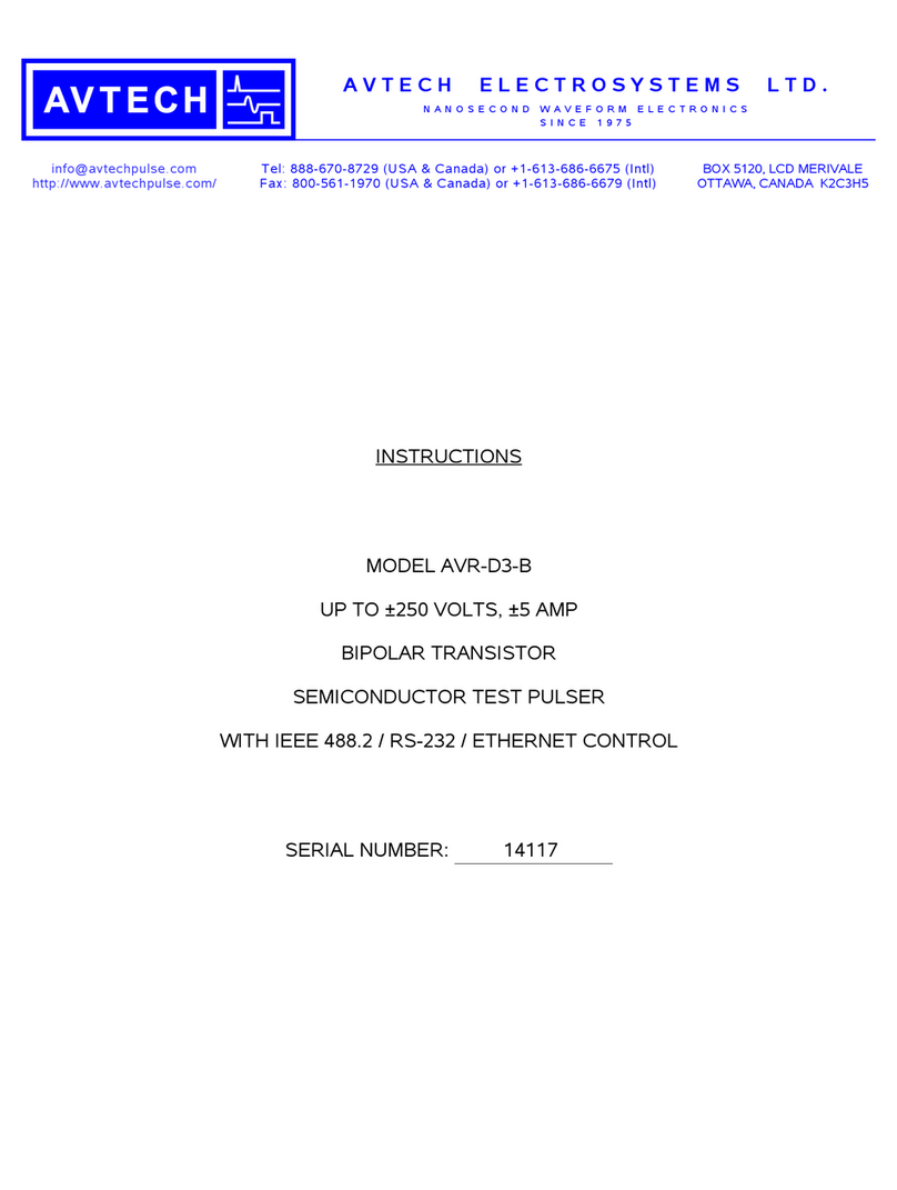 Avtech AVR-D3-B instructions