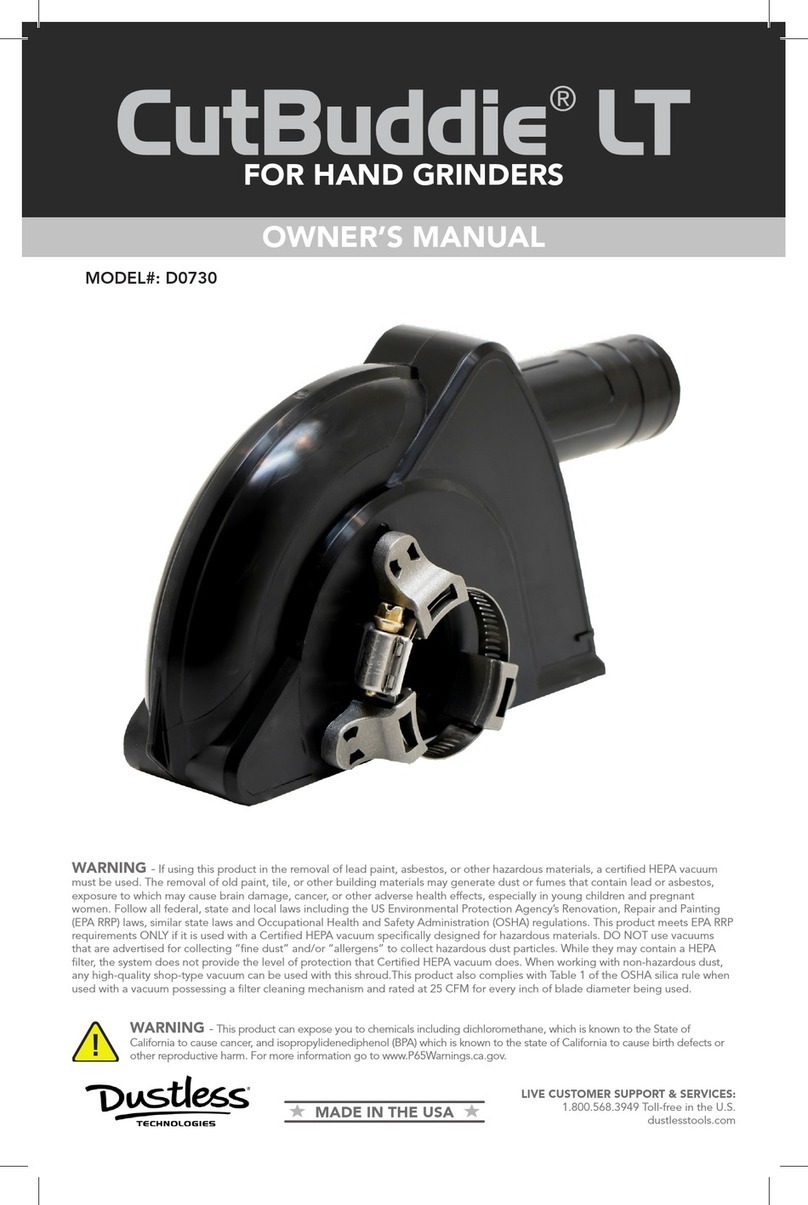 Dustless CutBuddie LT owner's manual