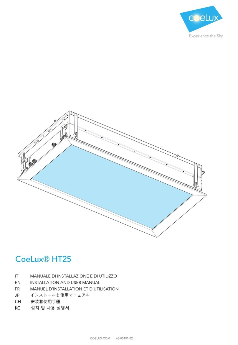 CoeLux HT25 Installation and user manual