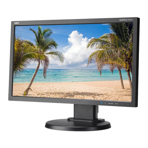 NEC MultiSync E203W User manual