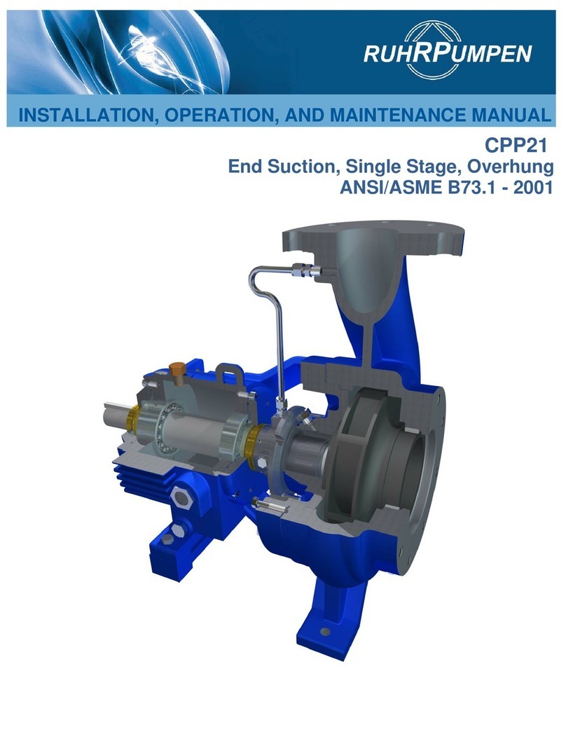 Ruhrpumpen CPP21 User manual