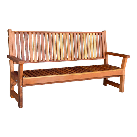 Forever Redwood ANNAPOLIS REDWOOD BENCH User manual