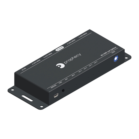 gofanco Prophecy PRO-4Ksplit4P User manual