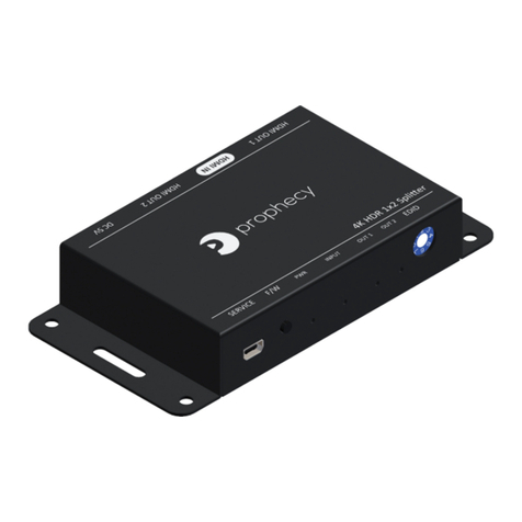 gofanco Prophecy PRO-4Ksplit2P User manual